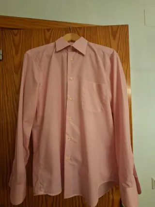 Camisa de vestir hombre talla 39 rosa