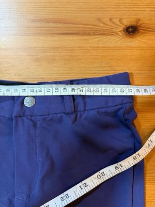 Pantalón de equitación infantil azul/lila