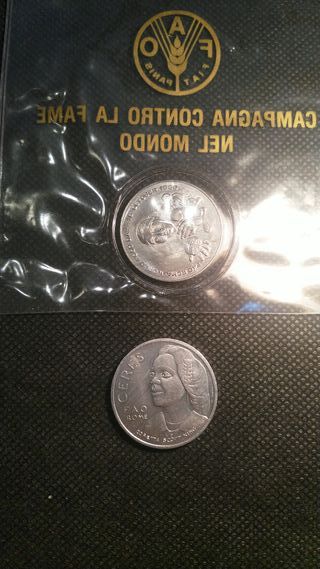 2 Medaglie FAO 1989 FDC + FAO Ceres