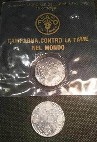 2 Medaglie FAO 1989 FDC + FAO Ceres