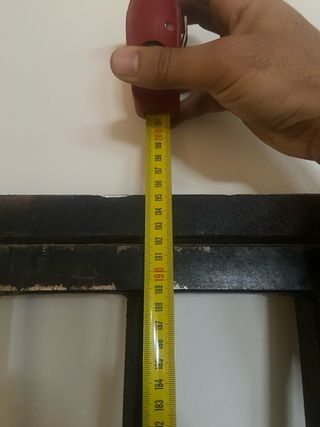 Puerta de hierro tipo reja