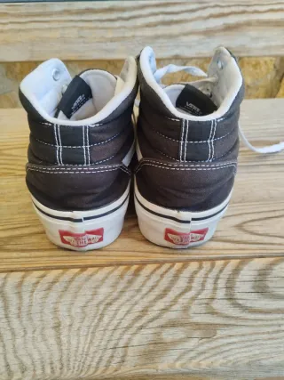 Zapatillas Vans Ward Hi Altas Negras Talla 36
