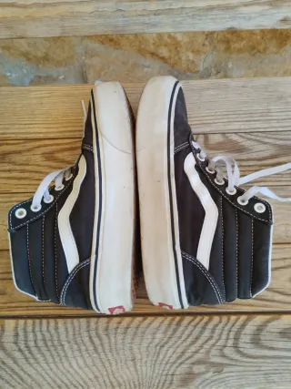 Zapatillas Vans Ward Hi Altas Negras Talla 36