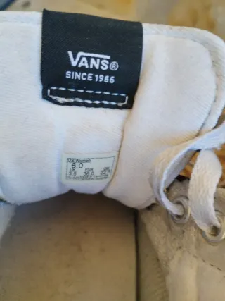 Zapatillas Vans Ward Hi Altas Negras Talla 36