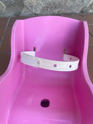 Portabebés de bici para muñecas rosa