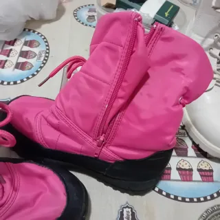 Botas de nieve rosas