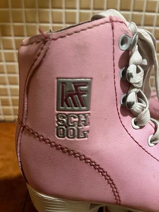 Patines de niña rosas, talla 27