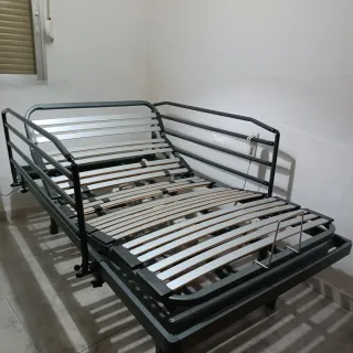 Cama articulada eléctrica + colchón viscoelastico