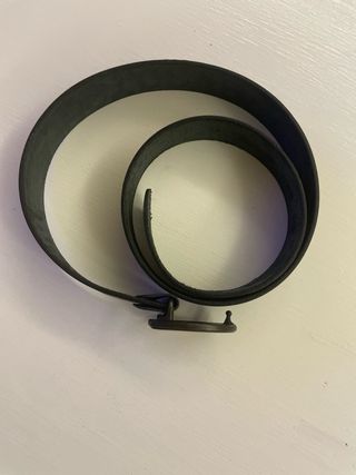 Cintura Just Cavalli nera con fibbia oro