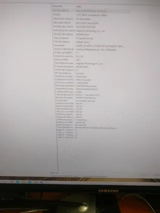 PC Sobremesa Blanco y Negro