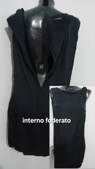 Tubino nero Massimo Dutti tg L 40Eu/46It