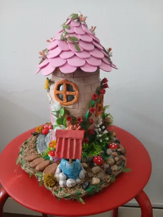 Casa delle Fate Decorativa Fatta a Mano