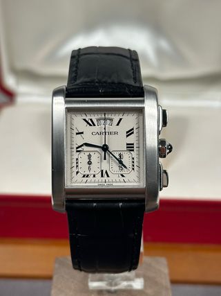 Cartier Tank Française Ref. 2531 Cronógrafo