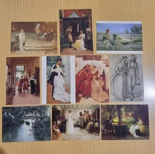 Set 10 Cartoline Romantiche