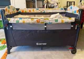 Cuna de Viaje COSTWAY Convertible 5 en 1