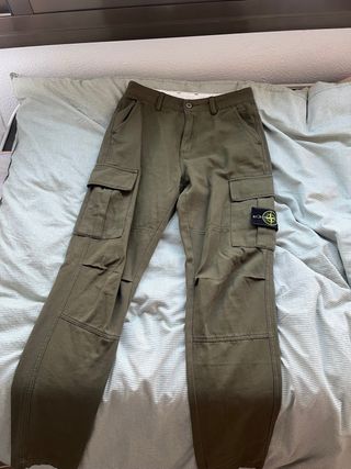 Pantalón Cargo Stone Island Verde Oliva