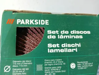 Pack Discos Corte y Desbaste PARKSIDE