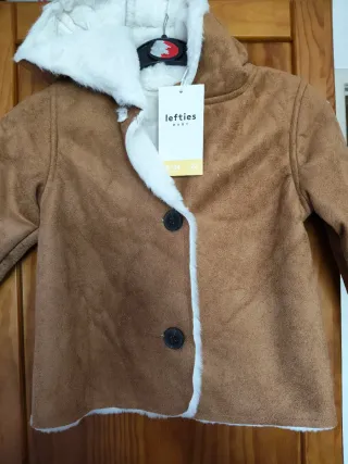 Casaco fofinho caramelo Lefties 18-24m