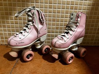 Patines rosas niña talla 30
