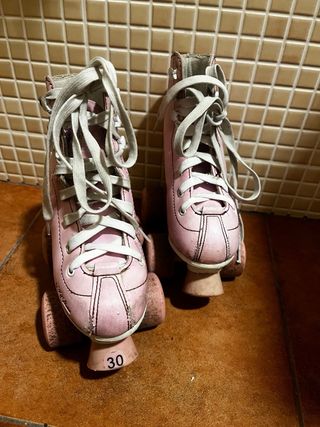 Patines rosas niña talla 30