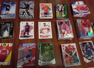 LOTE DE 1100 CROMOS DE FUTBOL VARIADOS INTERNACION
