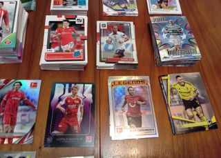 LOTE DE 1100 CROMOS DE FUTBOL VARIADOS INTERNACION
