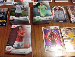 LOTE DE 1100 CROMOS DE FUTBOL VARIADOS INTERNACION