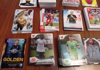 LOTE DE 1100 CROMOS DE FUTBOL VARIADOS INTERNACION