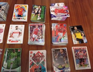 LOTE DE 1100 CROMOS DE FUTBOL VARIADOS INTERNACION