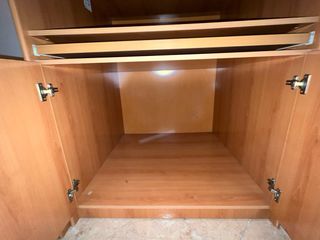 Cama 90 con almacenaje y escritorio.