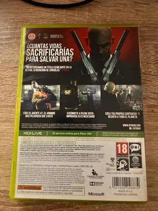 Hitman Absolution Xbox 360 Juego Español
