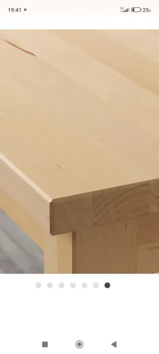 Carro verdulero madera IKEA. Madera abedul.