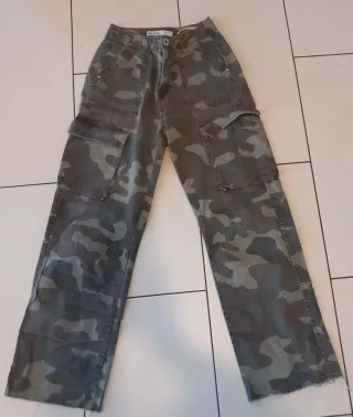 Jeans Cargo Mimetici Uomo