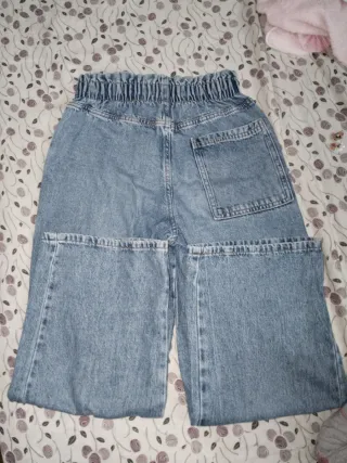 Jeans vaqueros tiro alto