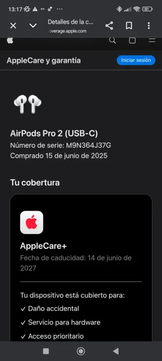 AirPods Pro 2ª Gen sin caja