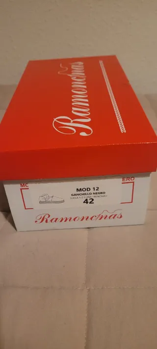 Alpargatas Ramonciñas Negras Atadas