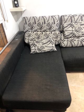 Sofá 2 plazas con chaiselongue
