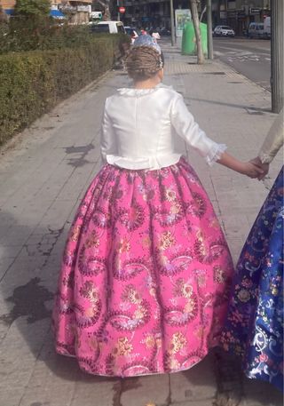 Corpiño Fallera Niña Blanco