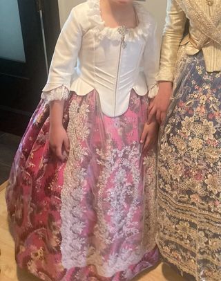 Corpiño Fallera Niña Blanco