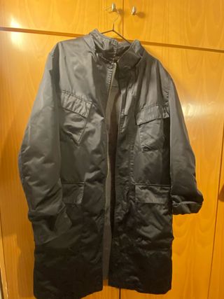 Gabardina hombre azul marino