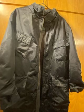 Gabardina hombre azul marino