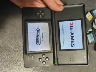 Nintendo DS Lite Negra con juegos