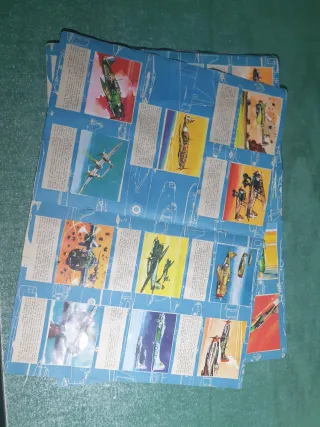Antiguo Álbum Cromos Historia de la Aviación