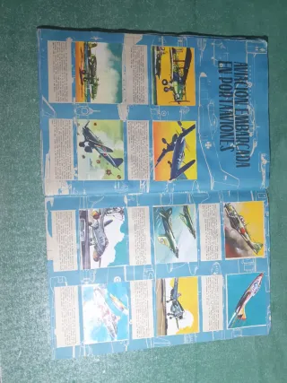 Antiguo Álbum Cromos Historia de la Aviación