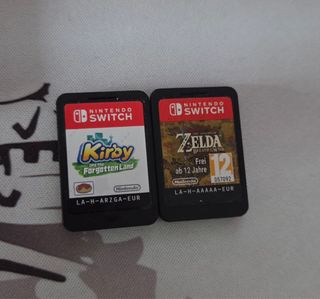Kirby y la Tierra Olvidad + Zelda Botw sin caja