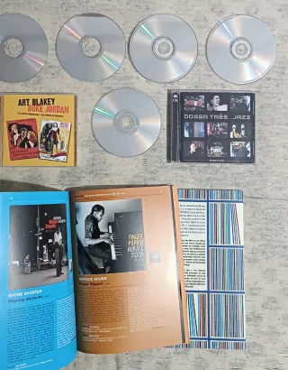 Lote Jazz: 2 Libros + 5 CDs Art Blakey Duke Jordan