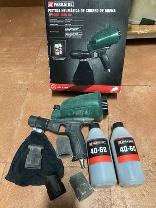 Pistola de chorro de arena Parkside PDSP 1000 D4