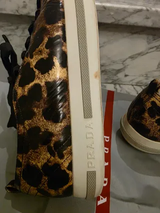 Sneakers Prada animalier