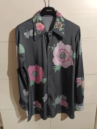 Camicetta vintage donna floreale