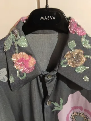 Camicetta vintage donna floreale